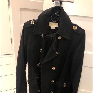 MIchael kors Button Long trench coat